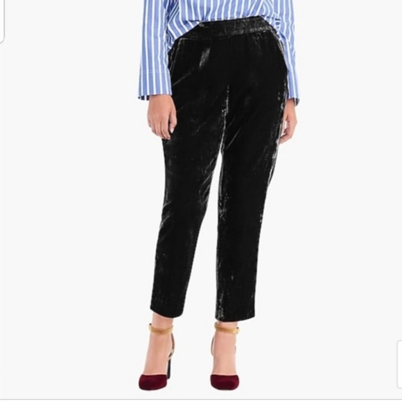 J. Crew Pants - J. Crew velvet pull on ankle pants